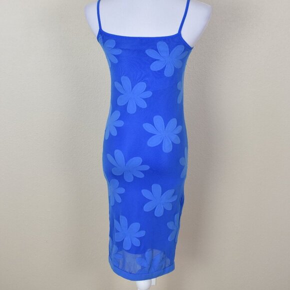 Wolford Floral Flower Slip Bodycon Sheath Dress - S - Picture 7 of 11